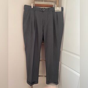 NWT - Men's - Louis Raphael - Tailored Gray Dress Pants - 40x32